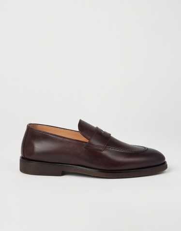 Brunello Cucinelli o1w1db10125 Loafers in Dark Bro