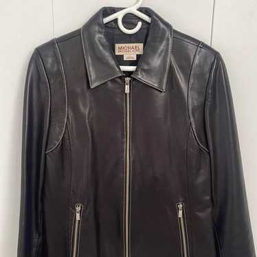 Michael Kors Leather Jacket size Large