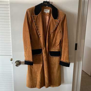 Leather 3/4 length jacket