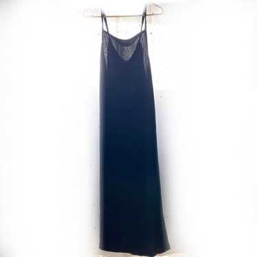 Black camisole long dress