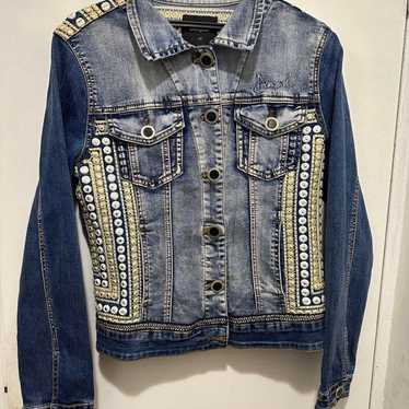 Desigual デニムジャケット 未使用品 size40 デニムジャケット 花柄 25SWED06 | Desigual (Women