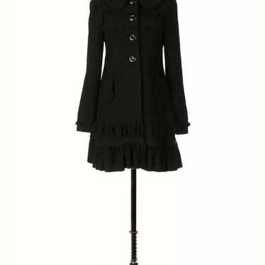 Elevenses Anthropologie 4 Ruffle Coat