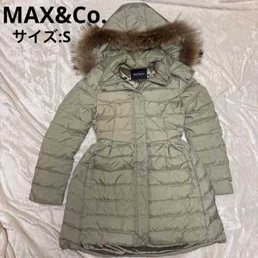 マックスアンドコー MAX & Co レディース ダウンコート ブラウン L