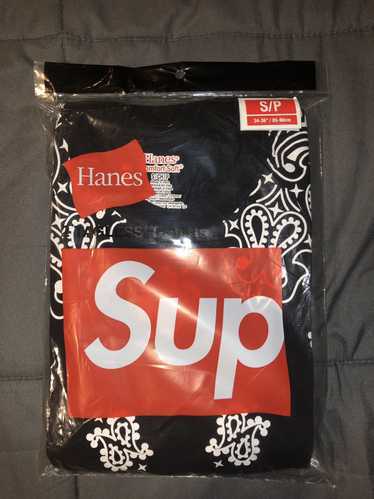 Hanes × Supreme Supreme Hanes Bandana Tagless Tees