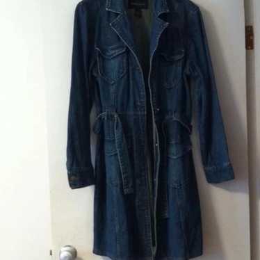 Vintage Moda International Denim Trenchcoat