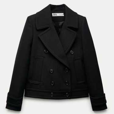 ZARA Short Coat Black Brand New with Tag