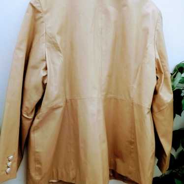 Terry Lewis Classic Luxury Leather Jacket in Size 