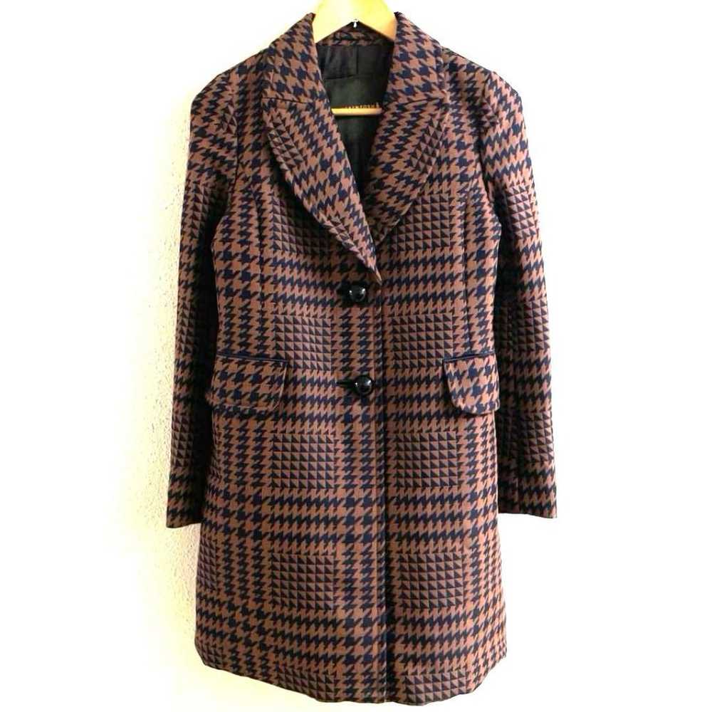MACKINTOSH Mackintosh Padded Houndstooth Check Co… - image 1