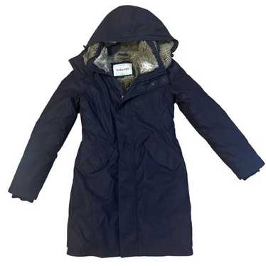 Aritzia Babaton Oskar Parka Navy Blue Size Small