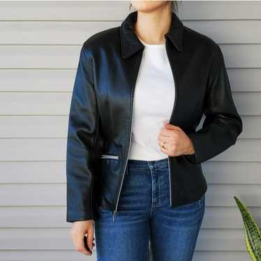 Wilsons leather black jacket