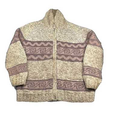 B*E様 70s vintage Cowichan sweater 70s Cowichan Sweater Size M – DugOut Vintage Co.