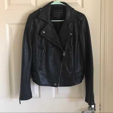 Lucky Brand Leather Moto Jacket