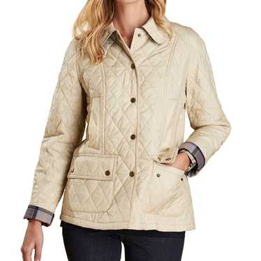 Barbour Summer Beadnell Quilted Jacket in Natural 