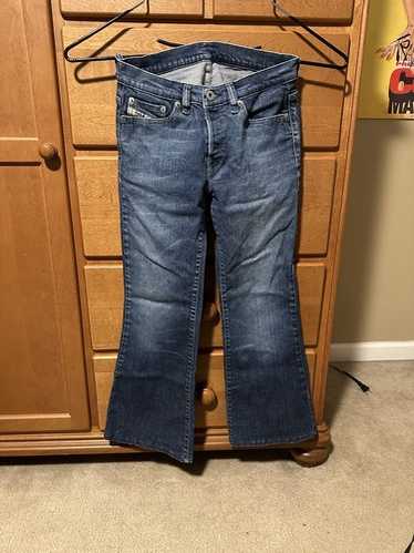 パンツ 00s diesel grange y2k flare denim Diesel | Jeans | 0 Cotton Y2k Low Rise Diesel Jeans | Poshmark