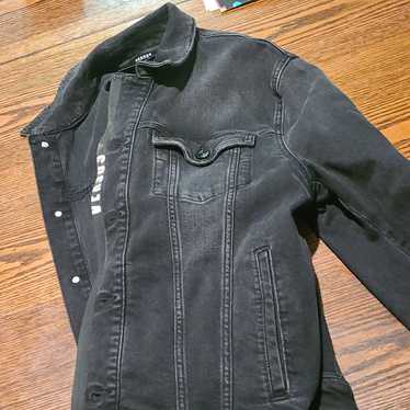 black denim jacket