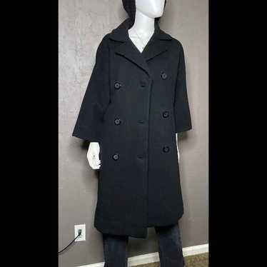 1990s 00s Vintage Long Oversized Peacoat