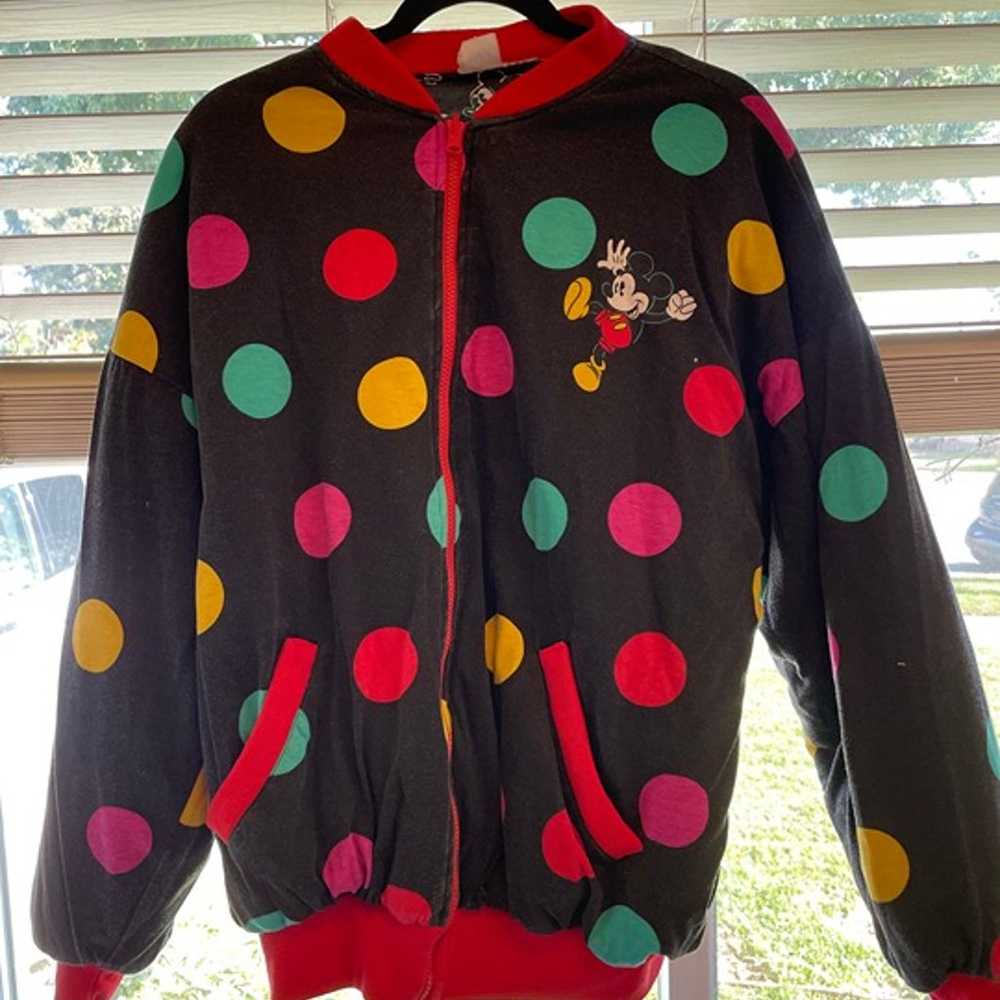 Vintage 90s Mickey Mouse Reversible Jacket - image 1