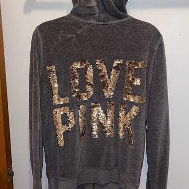 Victoria’s Secret PINK Sequin Velour Jacket