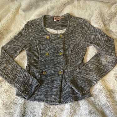 Vintage Juicy Couture Gray Heather Cotton Jacket