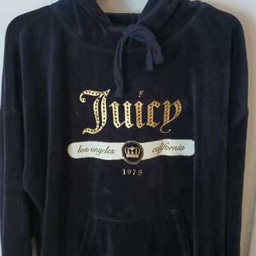 Y2K Juicy Couture black label hoodie size XL