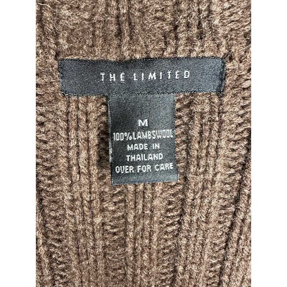 Vintage Y2K Limited Lambswool Sweater Jacket Brow… - image 3