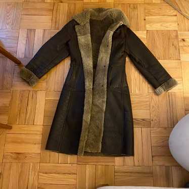 Genuine leather coat