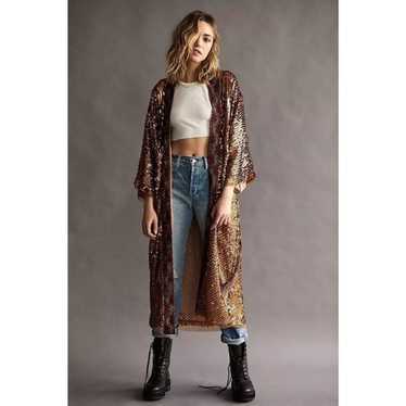 New Free People Light Is Coming Duster Size Small 