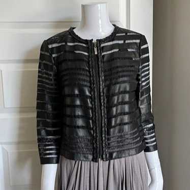 【最終値下】25SSレザージャケットlight leather organza 25SSレザージャケットlight leather organza