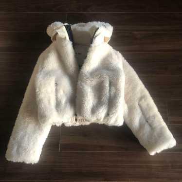 ZARA SKI collection faux fur jacket