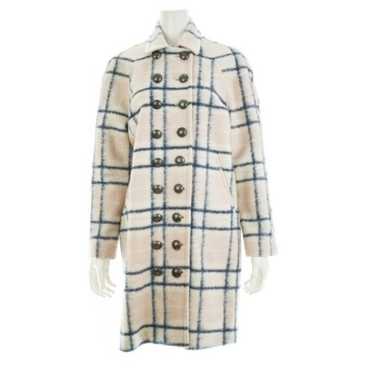 REBECCA MINKOFF Pink Plaid Overcoat New