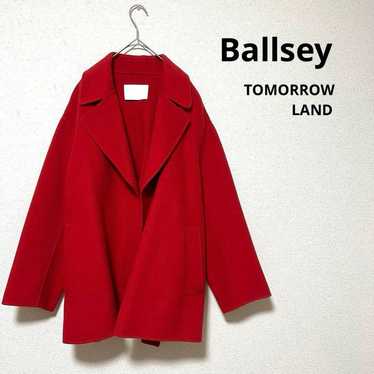 Ballsey Tomorrowland Red Wool Coat Short