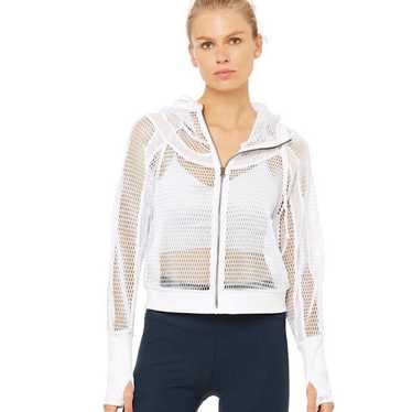 NEW ALO YOGA Fortuna White Jacket