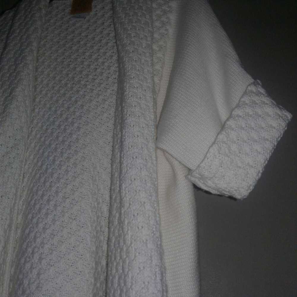 Vintage Ruby Rd open front drape (no closure) kni… - image 3