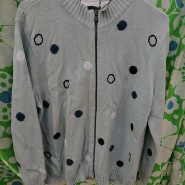 Liz Claiborne Polka Dot Cardigan