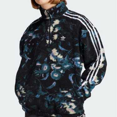 All-over Print Flower Fleece Jacket / Adidas Origi