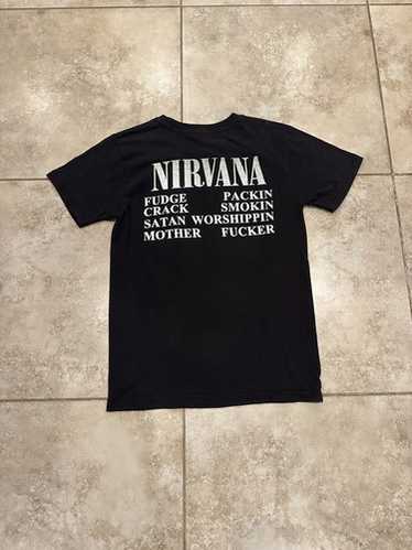 NIRVANA ブラック Tシャツ 1996年ライブ 1996 NIRVANA T-Shirt 1996年 ニルヴァーナ Tシャツ/BLACK