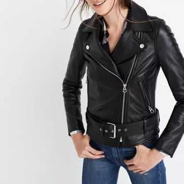 Madewell Ultimate Leather Motorcycle Jacket