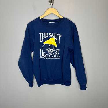 The Salty Dog Cafe Navy graphic crewneck sweatshir