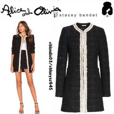 Alice + Olivia Andreas Midnight Jacket S