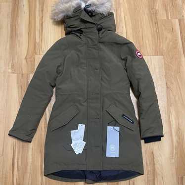 【美品】  S カーキ ROSSCLAIR PARKA Canada Goose Women's Rossclair Parka With Fur - A One Clothing