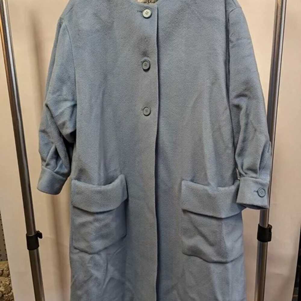 Christian Dior vintage blue coat - image 1