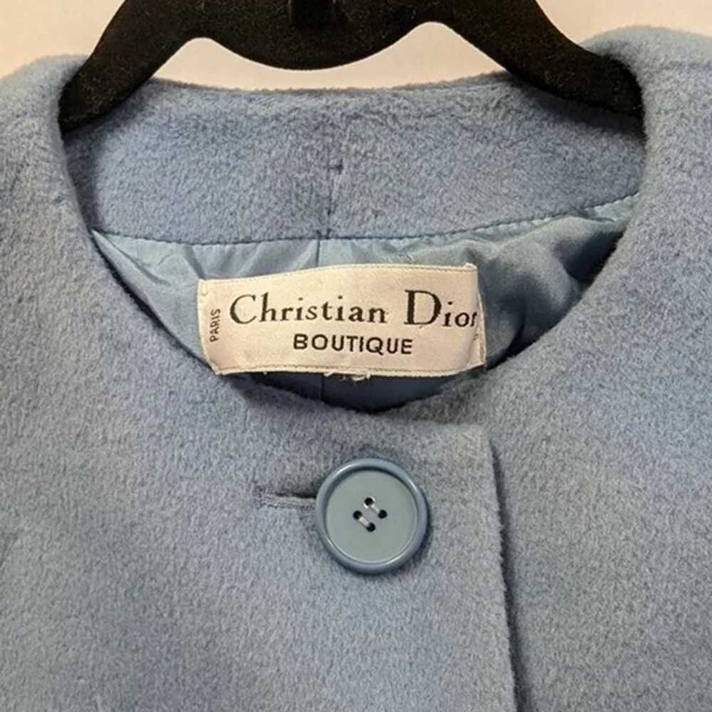 Christian Dior vintage blue coat - image 2