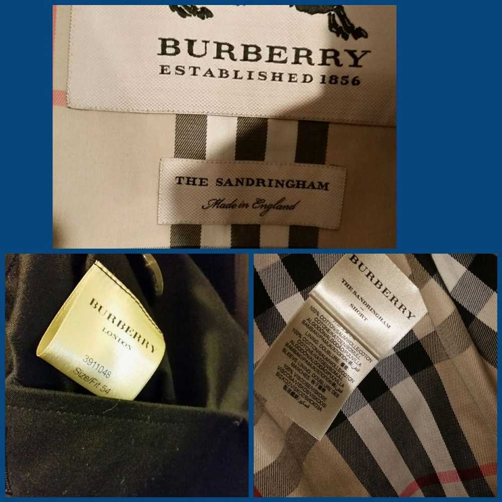 burberry trench coat SZ XL 54 - image 3