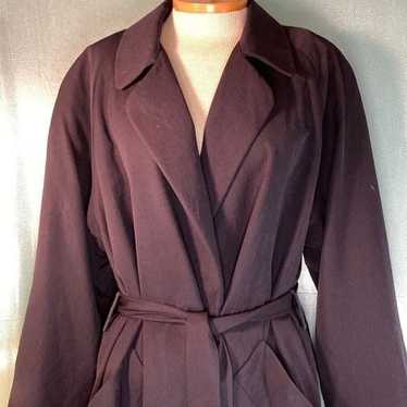 Vintage 80’s deep navy blue Christian Dior trench 