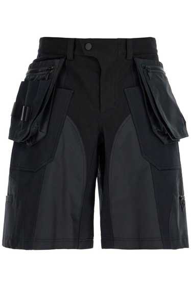 Mugler Mugler "bi-material Cargo Bermuda Shorts La