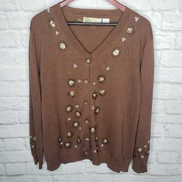 Vintage Storybook Knits Cardigan Sweater