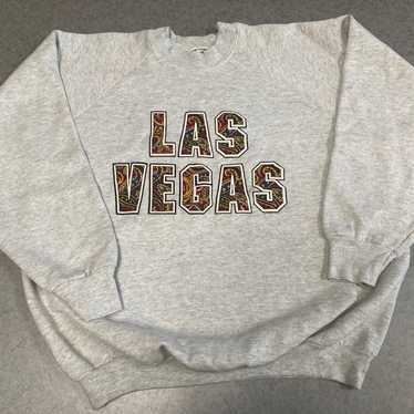 Vintage Embroidered “Las Vegas” Sweatshirt - XL