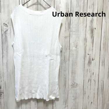 t195 URBAN RESEARCH Sleeveless Cable Knit