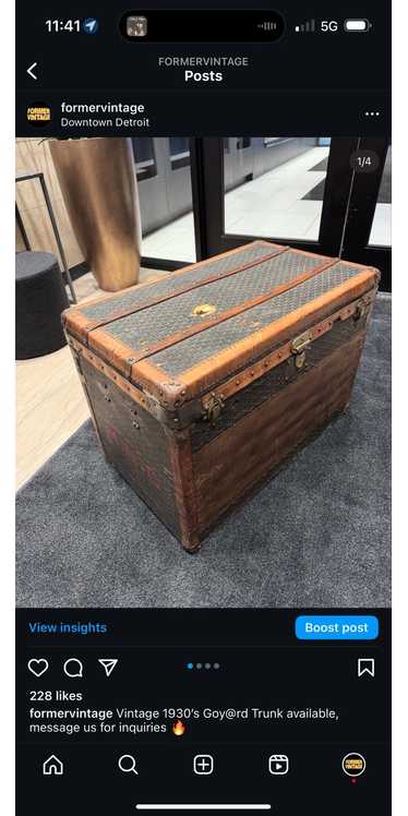 Goyard 1930’s Goyard Trunk *Super Rare*