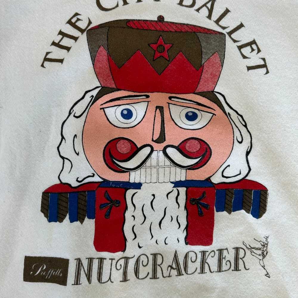 Vintage 80s The City Ballet Nutcracker crewneck s… - image 2